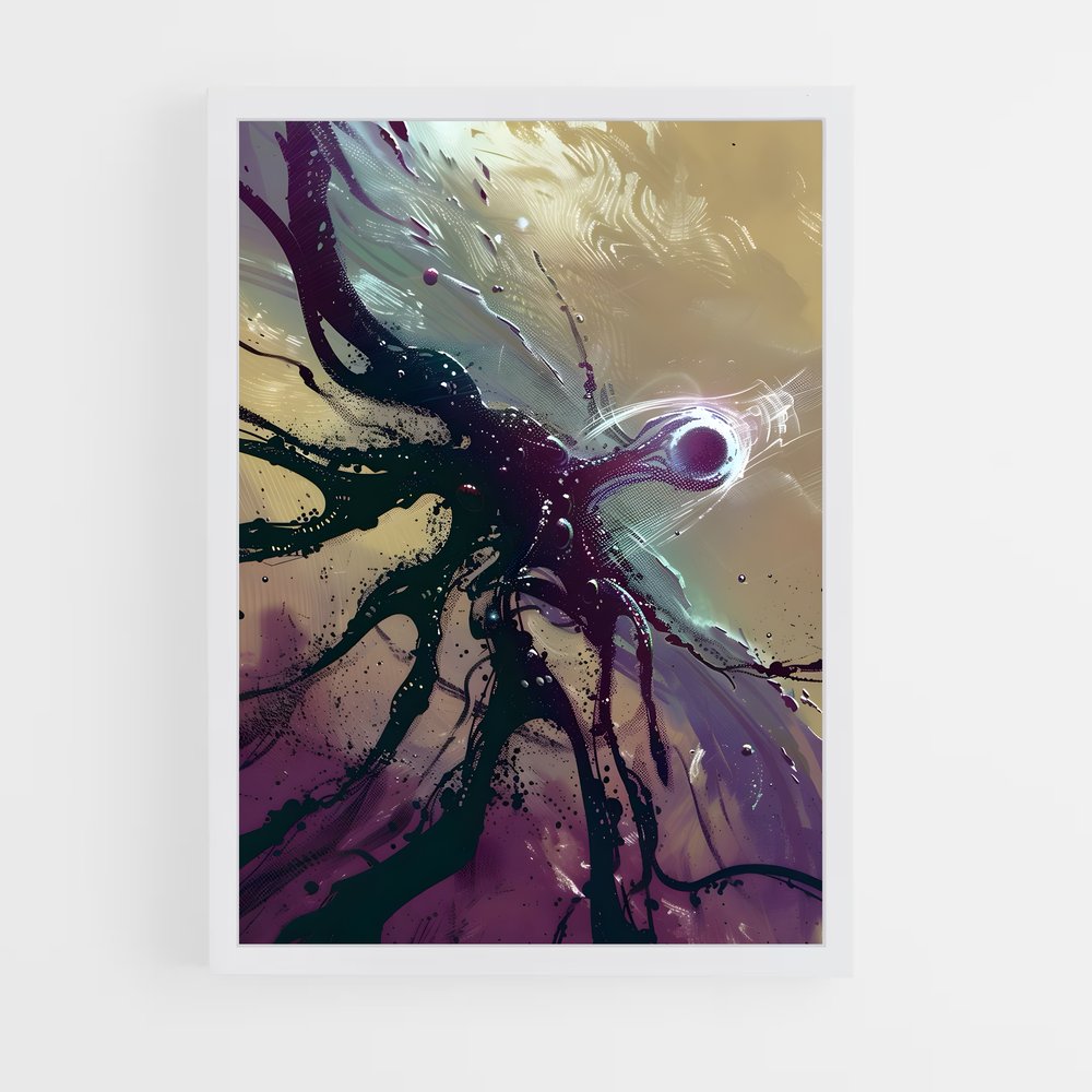 Poster Cosmos Tourbillon – affiche Art spatial (vue 3)